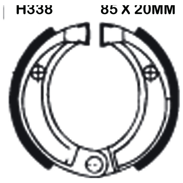 EBC EBC Brake Shoes H338